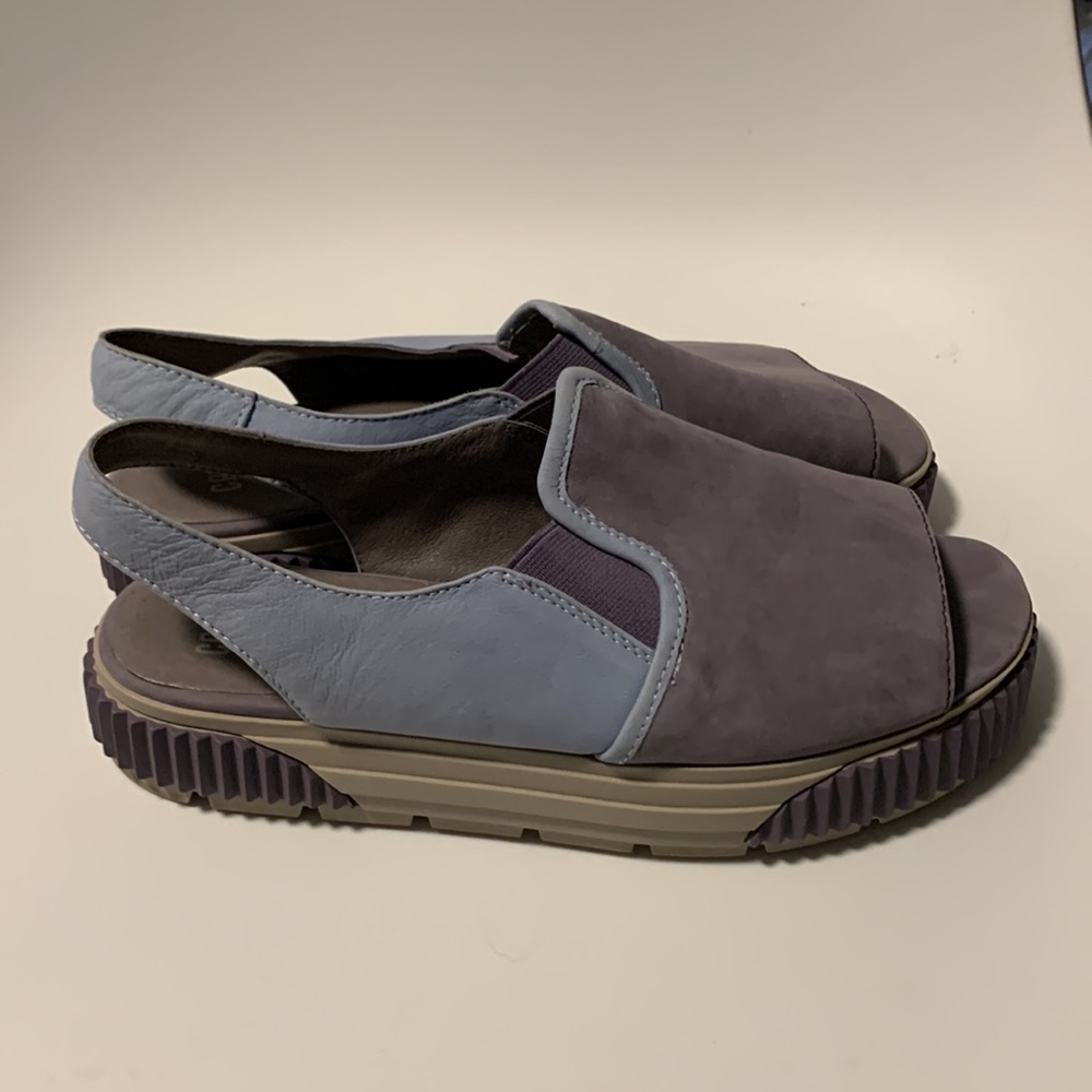 Camper Women's Lavender and Light Blue Slingback Sandals - Picture 4 of 6